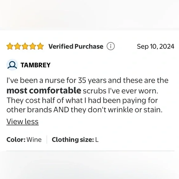 Drawstring Scrub Set - Picture 14 of 16